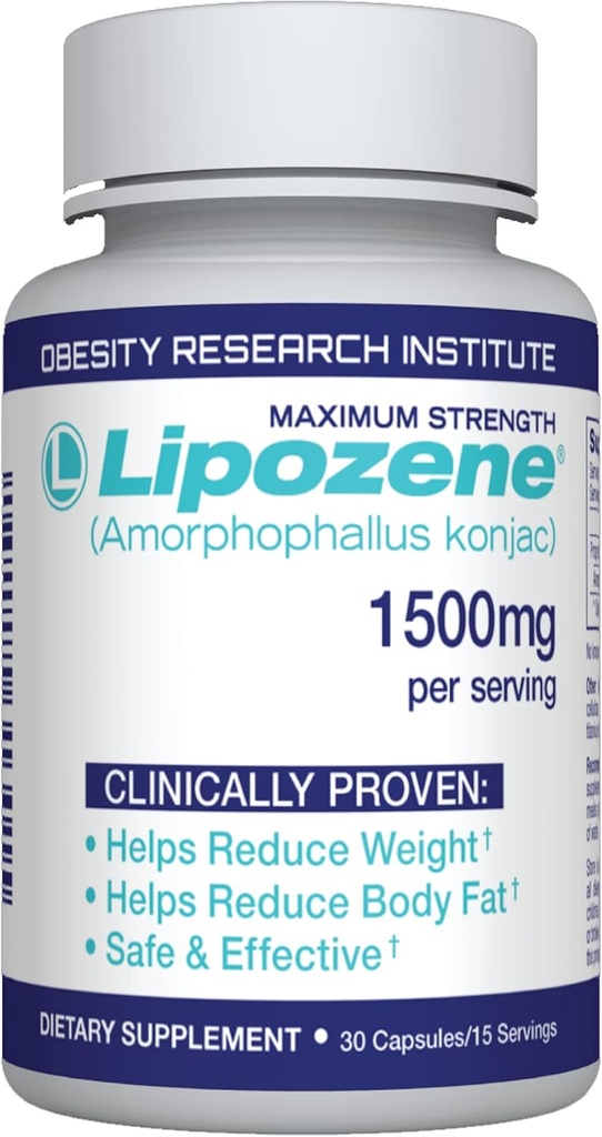 Lipozene® Diät Gewichtsverlust ergänzt - 1 Flasche 30 Kapseln -