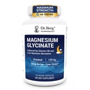 Dr. Berg Maximum Strength 4-in-1 Chelat Magnesium Glycinat mit sauber, Potent & Pure Zutaten | 4X Lab-Tested & Verified | USA Formulierte Magnesium Supplement Kapseln | 90 Kapseln