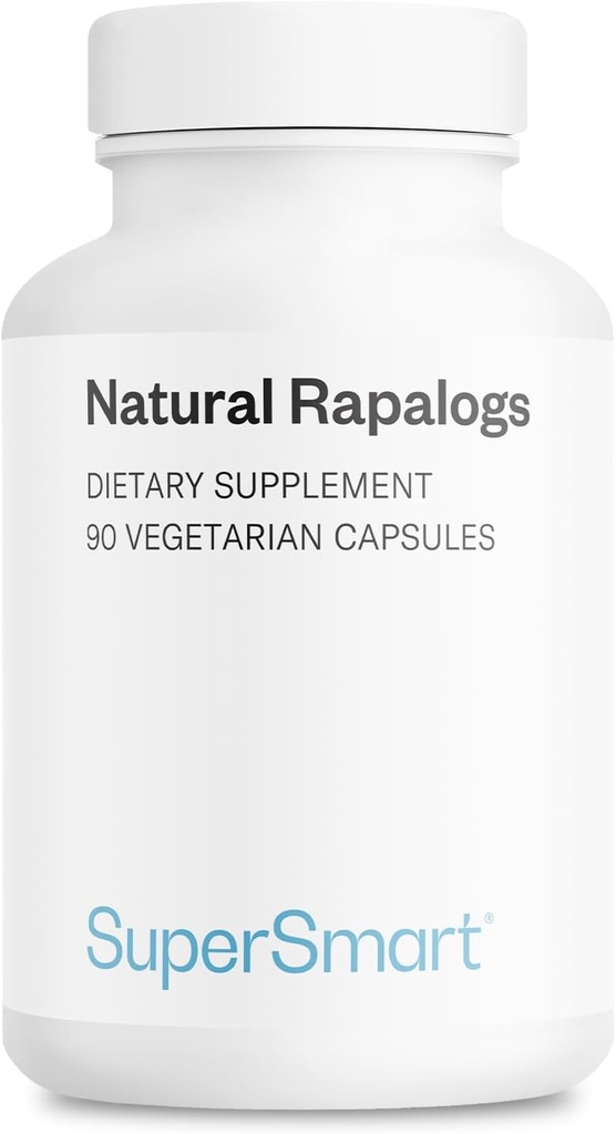 Supersmart - Natural Rapalogs (Advanced Formula) - mit EGCg, Fisetin, Trans-resveratrol, Salicin, Curcumin Phytosome | Non-GMO & Gluten Free - 90 Vegetarische Kapseln