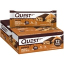 Quest Nutrition Dipped Chocolate Peanut Butter Protein Bars, 18g Protein, 1g Zucker, 3g Net Carbs, Glutenfrei, 12 Count