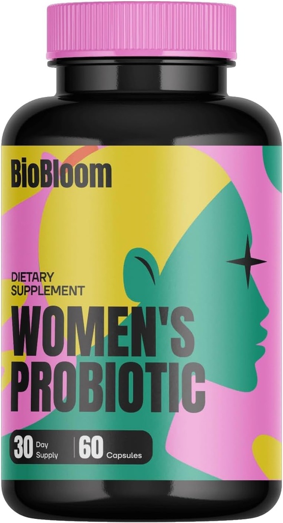 BioBloom Vaginal Probiotics für Frauen | pH Balance mit Prebiotics & Lactobacillus Probiotic Blend Frauen Vaginal Health Supplement | Fördern Sie gesunde Vaginal Odor & Flora (30 Portionen)