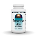 Quelle Naturals Pantothensäure 500 mg Vitamin B-5 Nahrungsergänzung - 200 Tabletten