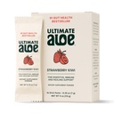 Ultimatives Aloe-Pulver – Erdbeere Kiwi Flavor, unterstützt Verdauungsgesundheit, Immunsystem und normale Heilung, Aloe in bequemen Pulver-Packets, 16 Packungen, Glutenfrei, Vegan, Non-GMO