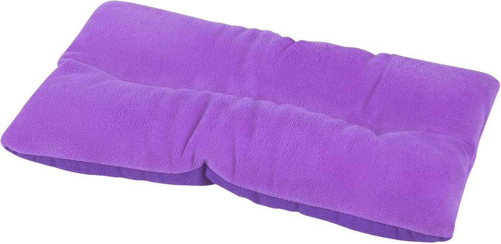 Atsuwell Mikrowelle Heizkissen, 6 x 11 Heizkissen Microwavable für Cramps, Stomach, Knie, Muskel, Gelenke, Moist Rice Heaing Pad für Warm Compress, Lila
