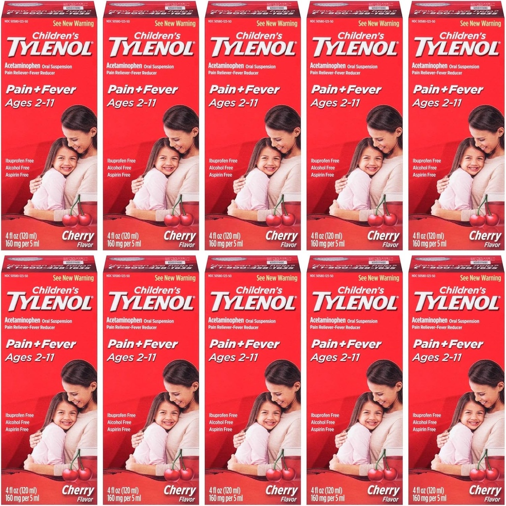 Tylenol Chld Cherry Liq Größe 4z Tylenol Kinder Cherry Blast Oral Suspension