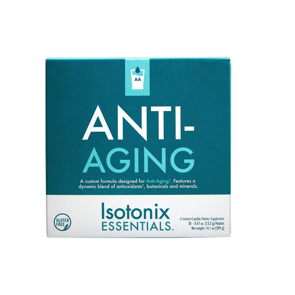 Isotonix Essential Anti-Aging, Antioxidantien, fördert Muskel-Gesundheit und -stärke, liefert tägliche Nährstoffe, unterstützt gesundes Altern, Markt Amerika (30 Pakete)