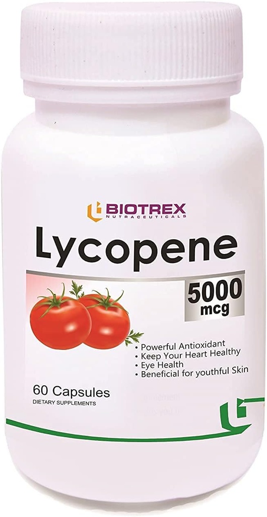 Panihari Biotrex Nutraceuticals Lycopen mit Multivitamins -5000 Mcg (60 Kapseln)