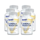 Forschung Verified Energy Booster - Natural Energy Support - 360 Kapseln - Koffeinfrei - B Vitamine und Adaptogene - 6 Monate Versorgung