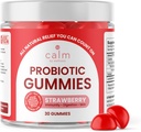 Beruhigen Sie sich von Wellness Probiotic Gummies, Erdbeer-Flavored, All-Natural Vegan Probiotics für Erwachsene, 10 Billion CFUs, Probiotic for Digestive Regularity, Immunität, Hautgesundheit und Gut Health