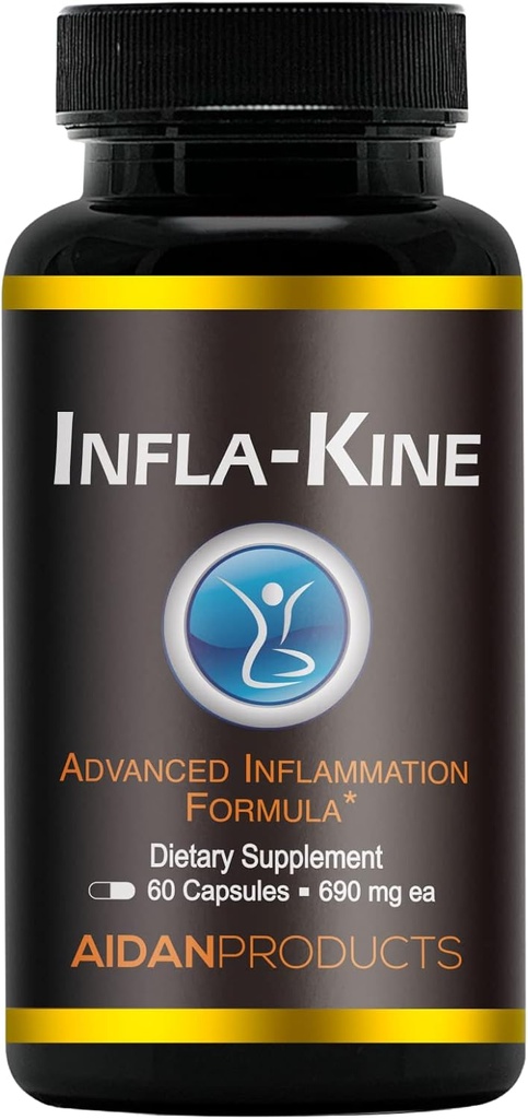Infla-Kine Supplement, Boswellia Extract, BCM-95 & Burdock Seed Blend für Joint Mobility Support, 60 Kapseln