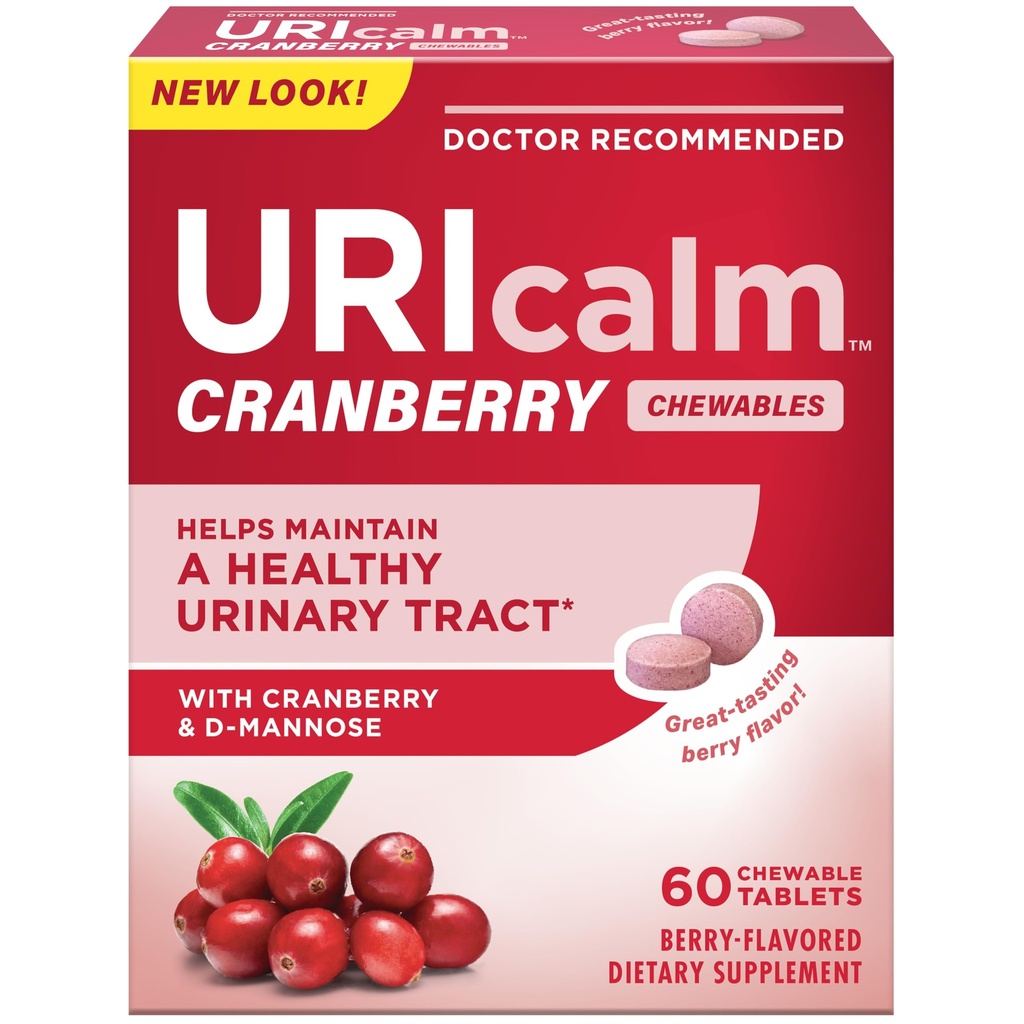 Uricalm Cranberry, Tägliche Nahrungsergänzung mit D-Mannose, Berry, 60 Graf