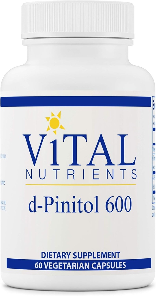 Vital Nährstoffe - D-Pinitol - Für die Wartung und Unterstützung von Ovarian Gesundheit - 60 vegetarische Kapseln pro Flasche - 600 mg