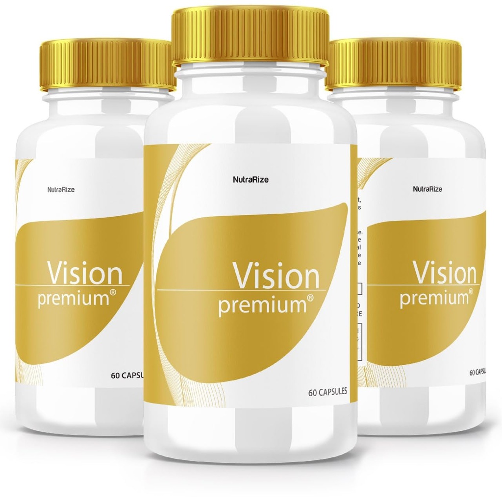 (3 Pack) Vision Premium, Premium Eye Support Supplement, Vision Premium zur Verbesserung von Konzentration und Fokus, Vision Premium All-Natural Pills für gesunde Augen, VisionPremium Bewertungen (180 Kapseln)