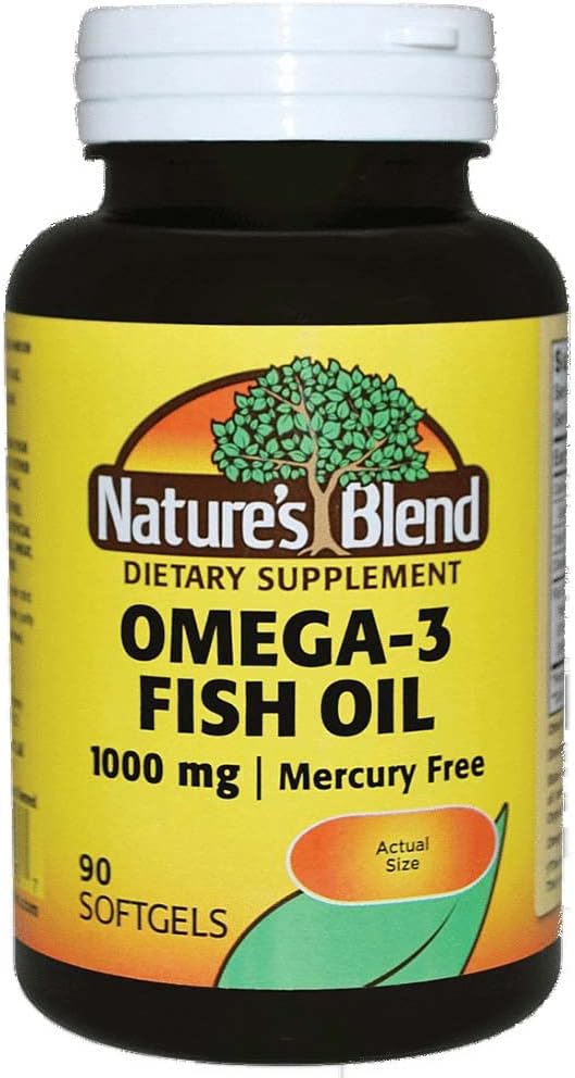 Nature's Blend Omega-3 1000mg - 90 Softgels, 2er Pack
