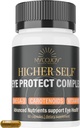 Höhere SELFTM Eye Protect Complex Blue Light Defense Advanced Daily Vision Unterstützung mit Lion’s Mane, Omega-3, Lutein, Zeaxanthin, Bilberry Extract und Eyebright | 60 Kapseln