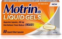 Motrin Liquid-Gels 200mg Ibuprofen, 80 Graf Per Bottle