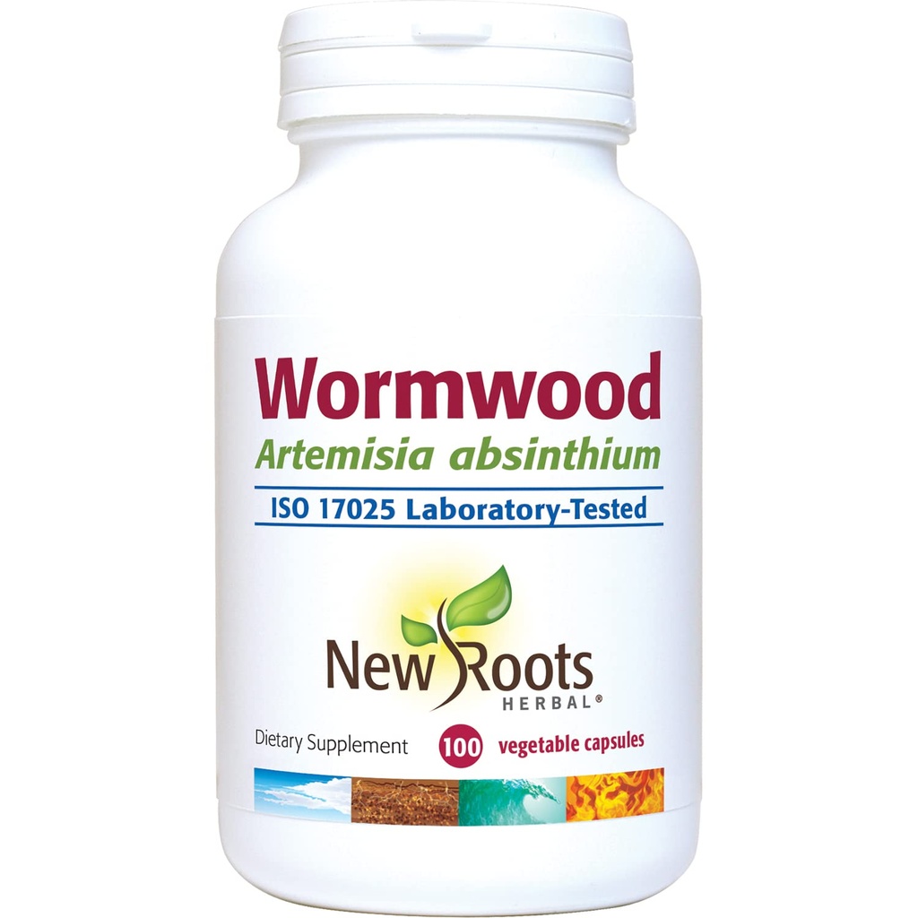 NEW ROOTS HERBAL Wormwood (100 Veg Caps) - Appetit, Verdauung und Darm Balance Unterstützung - Non-GMO & Gluten Kostenlos