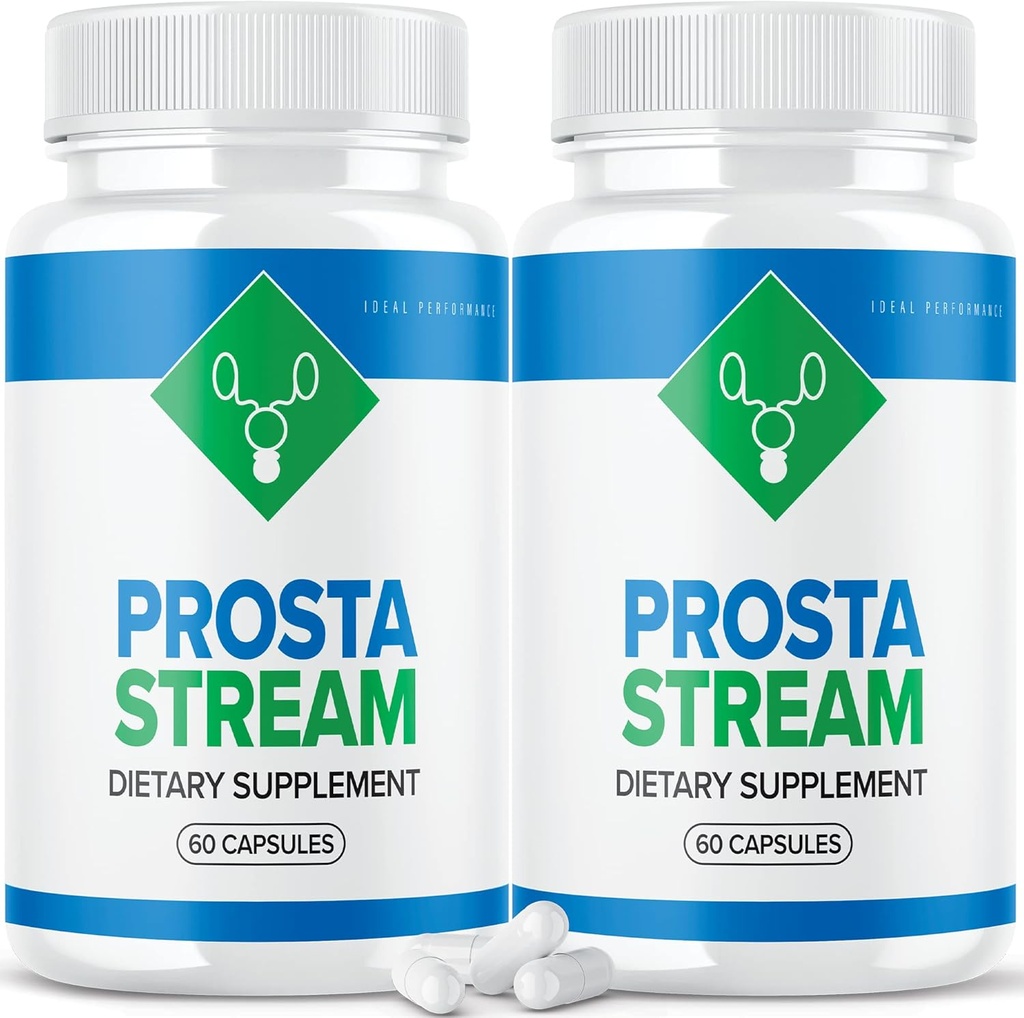 Ideal Leistung (2 Pack) Prosta Stream Prostate Supplement Prostastream Pillen (120 Kapseln)