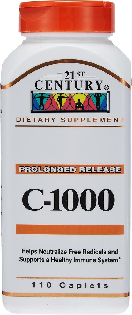 21st Century C-1000 verlängerte Freisetzung Vitamin Supplement, 110 Tabletten