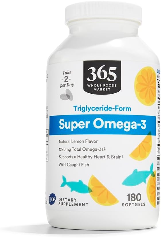 365 von Whole Foods Market, Super Omega 3, 180 Count