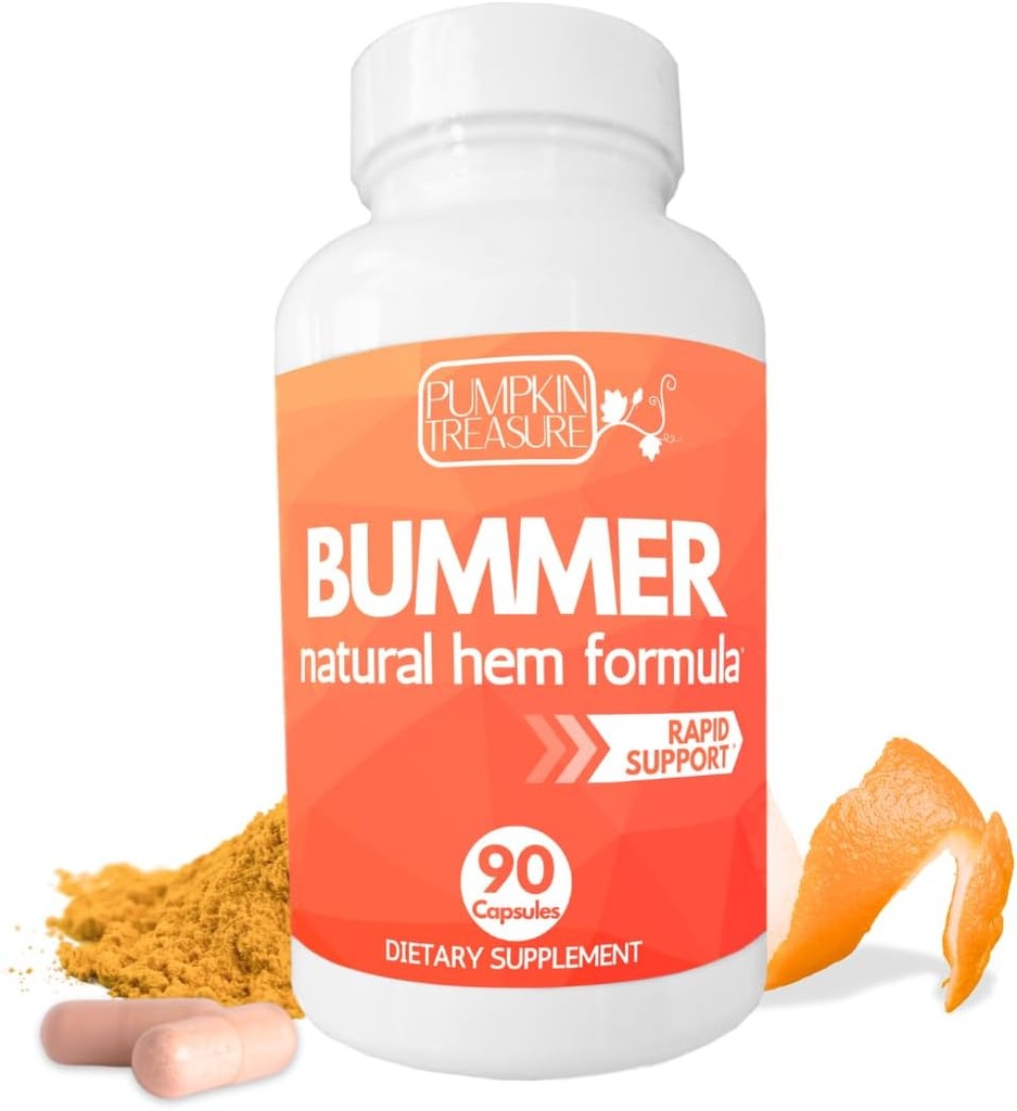 Fast-Acting Hämorrhoid Pillen - Interne Relief-Ergänzung für Schmerzen, Schwellungen und Blutungen - Natural Vein Support Formula - 90 Tage Versorgung - Made in USA