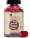 TruHeight Kids Prebiotic & Probiotic Gummies Alter 2+ (Strawberry Flavor) Kleinkinder & Kinder Alle Natürliche Gut Gesundheit, Verdauungsenzyme &amp; Verzehrsrelief - Pädiatrie empfohlene Vitamine