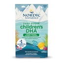 Nordic Naturals Zero Sugar Children’s DHA Vegetarian Gummy Chews - Passion Fruit Lemon Flavor - 30 Gummies - Vegan Algenöl Omega-3 Supplement für Kinder Brain & Cognition Support - 30 Portionen