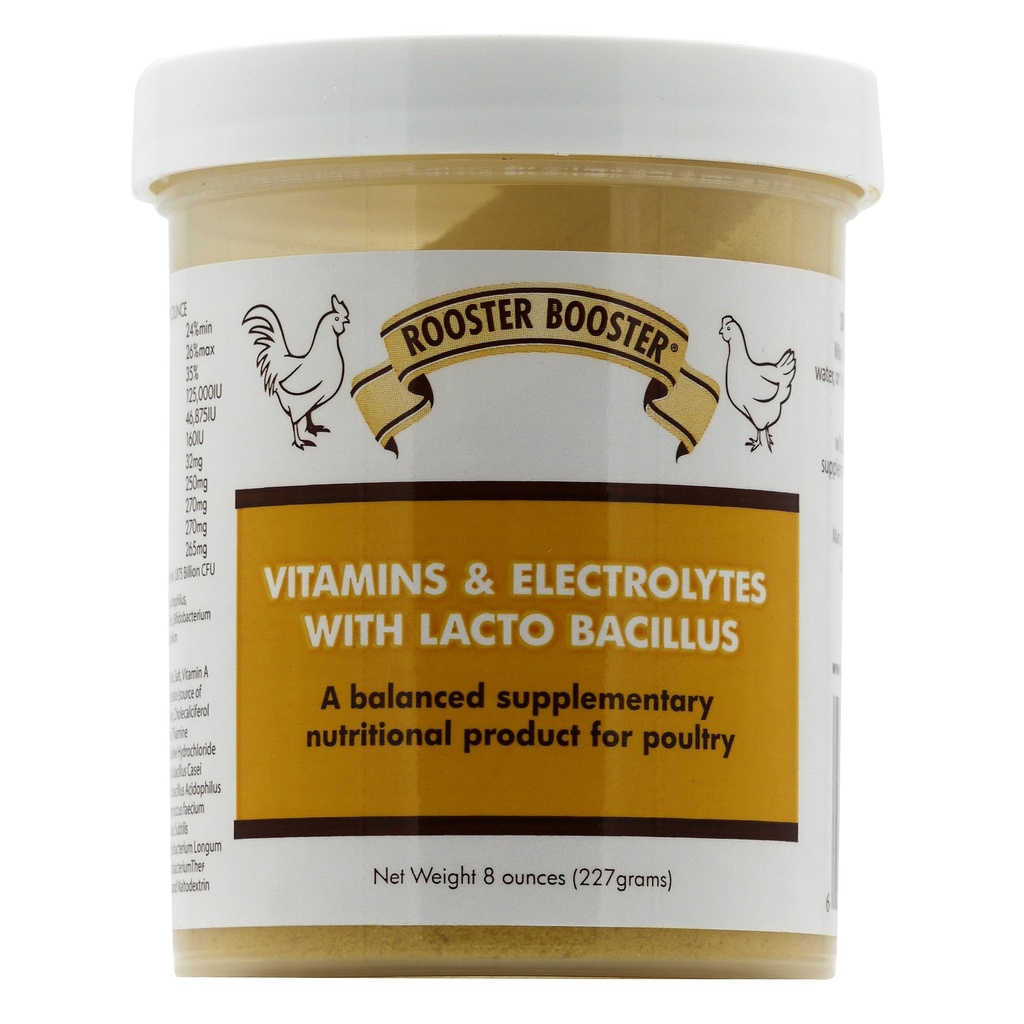 Hahn Booster Vitamine und Elektrolyte mit Lactobacillus, Natürlich, 8 Unzen.