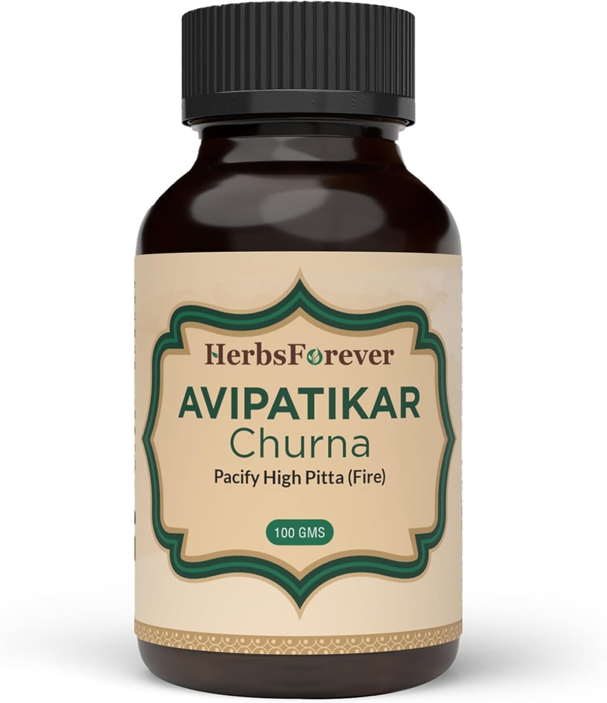Herbsforever Avipatikar Churna | Ayurvedic Herbal Supplement for Digestive Support & Gut Health | Non-GMO, Vegan | Traditional Formula | 100 GMS