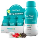 The Plug Liver Cleanse Detox & Repair Drink - Pflanzenbasierte Kräuterelektrolyt-Getränke für Leberunterstützung & Gesundheit, Bloating Relief, Wiederherstellen Antioxidantien & Minerals | Liver Complex Energy Drink (6-Pack)