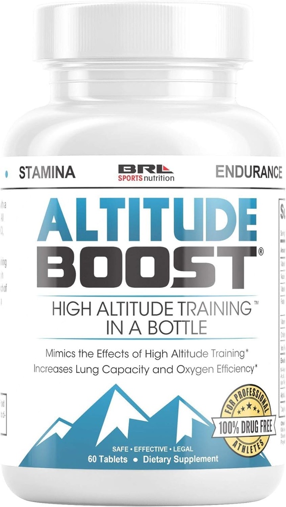 Altitude Boost. High Altitude Training in einer Flasche zu erhöhen VO2 Max, Ausdauer, Sauerstoff mit Alpha-Liposäure, Eisen und Vitamin B 12 (60 Tabletten)