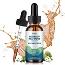 Soursop Graviola Flüssigkeitstropfen, Soursop Blätter Extrakt mit Sea Moss & Turmeric, Graviola Soursop Bitters Flüssigkeit für Zellunterstützung & Regeneration, Leber, Relax, Immun- und Antioxidans Unterstützung, 1 Fl Oz
