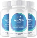 GumAktiv Oral Health Supplement – 3.5 Billion Probiotics, unterstützt natürliches Mundgleichgewicht, reinigt Mund, fördert gesunde Gums & Zähne, Non-GMO, Gluten-Free | 30 Tabletten, 3 Monate Versorgung