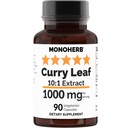 MONOHERB Curry Blatt Extrakt 1000 mg - 90 Vegetarische Kapseln