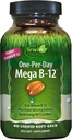 Irwin Naturals Mega B-Complex - 60 Liquid Softgels - Vitamin B Complex mit Vitamin B12, Folate B9, Biotin B7, B1, B2, B3, B5, B6 und Quick Energy MCT