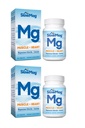 SlowMag Mg Muskel + Herz, unterstützt Muskelentspannung und Herzgesundheit. Magnesium Chloride + Calcium, Slow-Release-Tabletten, leicht zu absorbieren und auf den Stomach. 60 Zähler (Pack von 2)