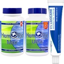 HemRid Komplettes Hämorrhoid Care System – Potent 5% Lidocaine Cream für schnellen topischen Komfort, Max Ultra Kapseln für laufende Gefäßgesundheit und Kreislaufunterstützung