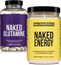 Naked Vegan Energizing Muscle Recovery Bundle: Naked Citrus Energy und 240 Naked L-Glutamin Kapseln, 1000mg