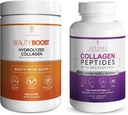 VITASEI Collagen Wellness Bundle – Hydrolysierte Collagen Peptide Powder & Collagen Peptide Kapseln mit Vitamin C & Resveratrol – Unterstützung für Haare, Haut, Nägel, Knochen, & Gelenke