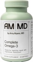 Amy Myers MD Complete Omega-3 Softgels - Fish Oil Supplement for Cardiovascular & Immune System Support - Non-GMO, Non-Dairy & Non-Soy - 60 Softgels (60 Servings)
