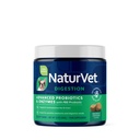 NaturVet Advanced Probiotics & Enzymes, PB6 Dog Soft Chews, um empfindliche Stomachs und Verdauungsprobleme zu helfen, Hickory Smoked Bacon Flavored Pet Supplement für Hunde über 6 Wochen, 120 Count Jar
