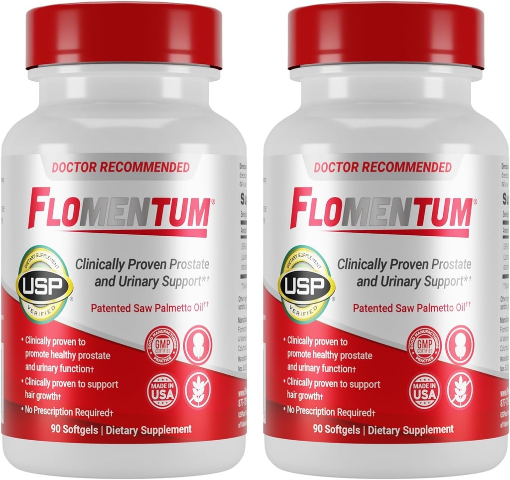 Flomentum® Saw Palmetto für Männer Prostata-Ergänzung | Prostata-Supplement für Männer Gesundheit | USP Verified - Gesunde Urinary Flow & Urinary Function - 320mg Einmal täglich (180 Zähler)
