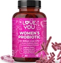 Love You Womens Probiotic, Ph Balance, Ut, Feminine, Vaginal Health Supplement, Verdauung, Pre + Pro + Postbiotic, verzögerte Veröffentlichung, 60 Billion Live CFU, 8-Strain Probiotic, 30 Veg Caps Servierungen