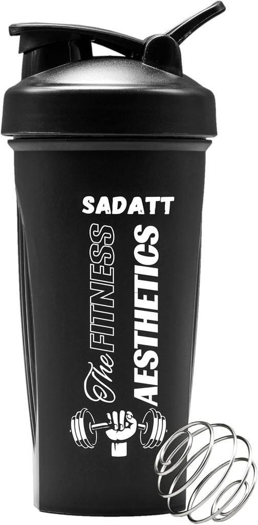SADATT 28 Ounce Protein Shaker Bottle für Gym und Pre-Workout - BPA-Free, Leak-Proof, Geschirrspüler Safe