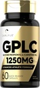 Carlyle GPLC Supplement 1250mg | 60 Kapseln | Glycin Propionyl-L-Carnitin | Advanced Athlete Formula |Non-GMO, Glutenfrei