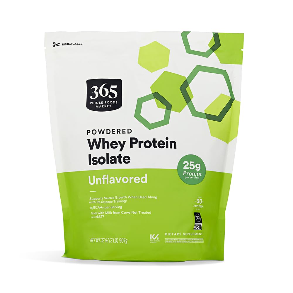 365 by Whole Foods Market, Whey Protein Isolate, Unflavored, 32 Ounce