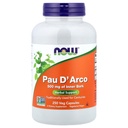 Now Foods PAU D'Arco, 500 mg, 250 Veg Kapseln