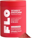 O Positive FLO Frauen Endokrine Superfood Pulver – Unterstützt gesunde Cortisol-Level, Hormonal Balance, Schilddrüse & Gut Gesundheit – Multivitamin Plus Rhodiola, DIM, Myo-Inositols, Red Superfood– 25 Servierungen