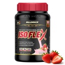 ALLMAX Ernährung ISOFLEX Whey Protein Isolate, Erdbeere - 2 lb - 27 Gramm Protein Per Scoop - Zero Fat & Sugar - 99% Lactose Free - Glutenfrei & Soy - Ungefähr 30 Portionen