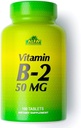 ALFA VITAMINS Vitamin B2 (Riboflavin) 50mg Supplement, unterstützt Energieproduktion, Haut, Augen und kognitive Gesundheit, Non GMO, Glutenfrei, Nahrungsergänzung für tägliche Gesundheit und Wohlbefinden 100 Tabletten